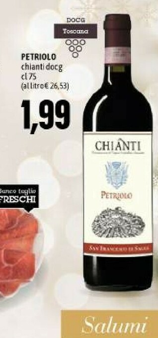 Emi Supermercati Petriolo chianti docg offerta