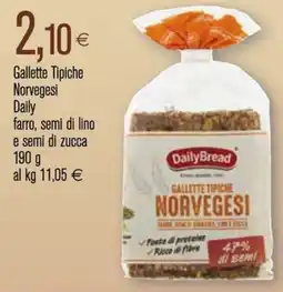 Coop Gallette Tipiche Norvegesi Daily farro, semi di lino e semi di zucca offerta