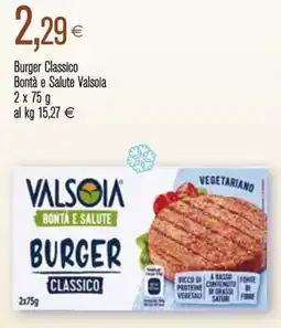 Coop Burger Classico Bontà e Salute Valsoia offerta