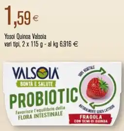 Coop Yosoi Quinoa Valsoia vari tipi offerta