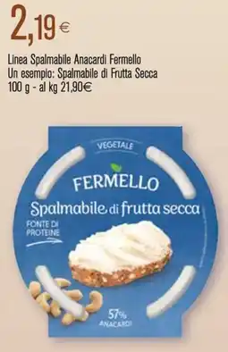 Coop Linea Spalmabile Anacardi Fermello offerta