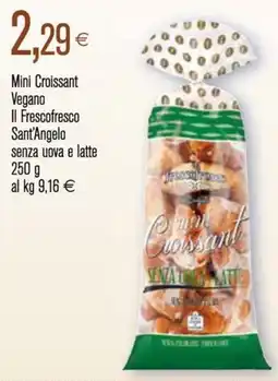 Coop Mini Croissant Vegano Il Frescofresco Sant'Angelo senza uova e latte offerta