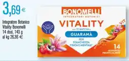 Coop Integratore Botanico Vitality Bonomelli 14 dosi offerta