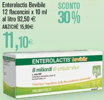 Coop Enterolactis Bevibile 12 flaconcini offerta