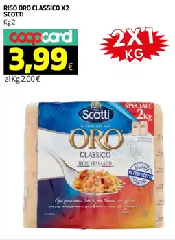 Ipercoop Riso oro classico x2 SCOTTI offerta