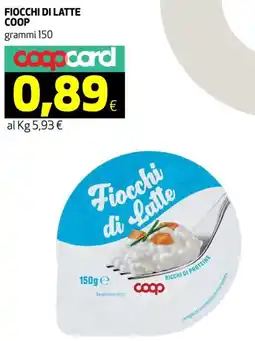 Ipercoop Fiocchi di latte COOP offerta