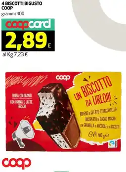 Ipercoop 4 biscotti bigusto COOP offerta