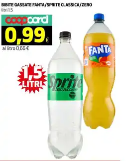 Ipercoop Bibite gassate fanta/sprite classica/zero offerta