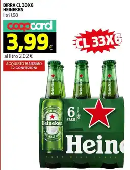 Ipercoop Birra HEINEKEN offerta
