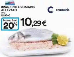 Ipercoop Branzino cromaris allevato offerta