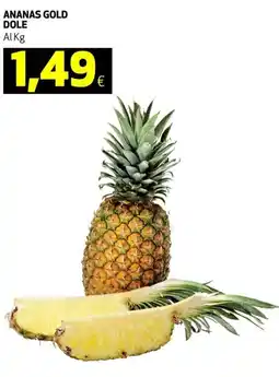 Ipercoop Ananas gold DOLE offerta