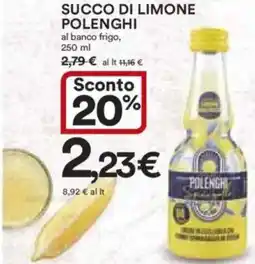 Ipercoop Succo di limone POLENGHI offerta