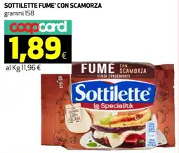 Ipercoop Sottilette fume' con scamorza offerta