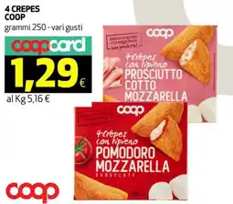 Ipercoop 4 crepes COOP offerta