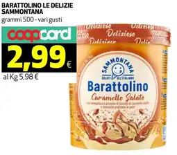 Ipercoop Barattolino le delizie SAMMONTANA offerta