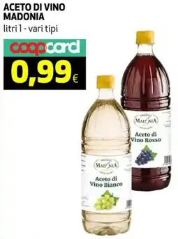Ipercoop Aceto di vino MADONIA offerta