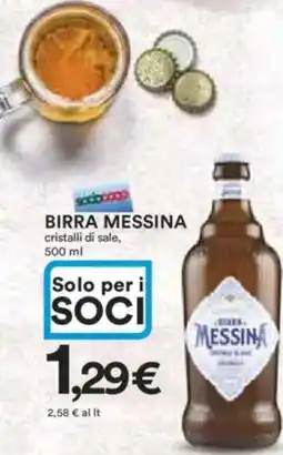 Ipercoop Birra messina offerta