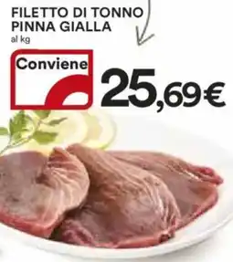 Ipercoop Filetto di tonno pinna gialla offerta