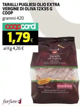 Ipercoop Taralli pugliesi olio extra vergine di oliva COOP offerta