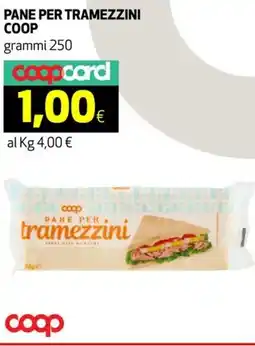 Ipercoop Pane per tramezzini COOP offerta