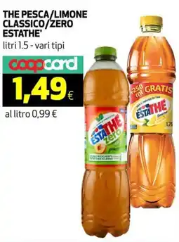 Ipercoop The pesca/limone classico/zero ESTATHE offerta