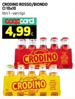 Ipercoop Crodino rosso/biondo offerta