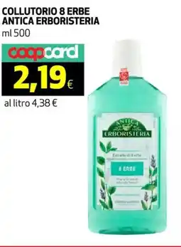 Ipercoop Collutorio 8 erbe ANTICA ERBORISTERIA offerta