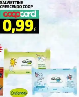 Ipercoop Salviettine CRESCENDO COOP offerta