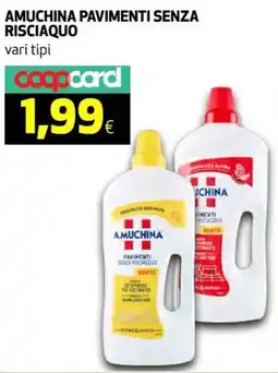 Ipercoop Amuchina pavimenti senza risciaquo offerta