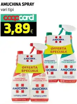 Ipercoop Amuchina spray vari tipi offerta