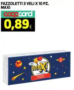 Ipercoop Fazzoletti 3 veli x 10 pz. maxi offerta