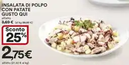 Ipercoop Insalata di polpo con patate gusto qui offerta