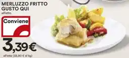 Ipercoop Merluzzo fritto gusto qui offerta