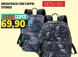 Ipercoop Imusicpack con cuffie stereo SEVEN offerta