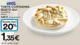 Ipercoop Torta contadina gusto qui offerta