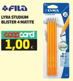 Ipercoop Fila lyra studium blister 4 matite offerta