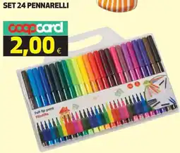 Ipercoop Set 24 pennarelli offerta