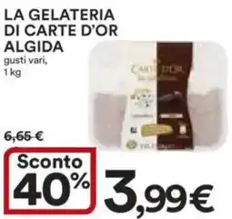 Ipercoop La gelateria di carte d'or algida offerta