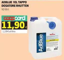 Ipercoop Adblue tappo dosatore rhutten offerta