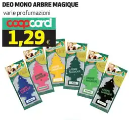 Ipercoop Deo mono arbre magique offerta