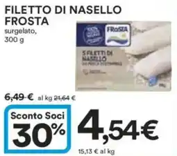 Ipercoop Filetto di nasello FROSTA offerta