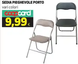 Ipercoop Sedia pieghevole porto offerta