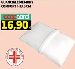 Ipercoop Guanciale memory comfort H13,5 CM offerta