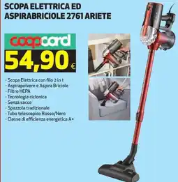 Ipercoop Scopa elettrica ed aspirabriciole 2761 ARIETE offerta