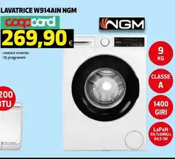 Ipercoop LAVATRICE W914AIN NGM offerta