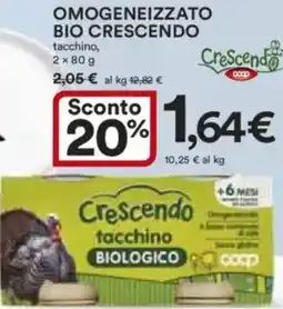 Ipercoop Omogeneizzato bio crescendo offerta