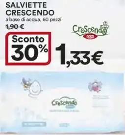 Ipercoop Salviette crescendo offerta