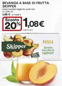 Ipercoop Bevanda a base di frutta SKIPPER offerta
