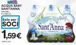 Ipercoop Acqua baby SANT'ANNA offerta