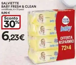Ipercoop Salviette baby FRESH & CLEAN offerta